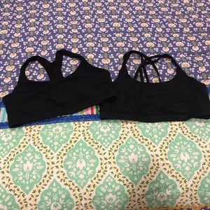 TWO lululemon bras
